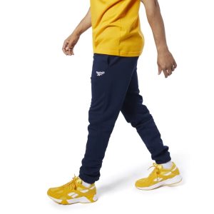 Spodnie Męskie Reebok Classic Joggers Granatowe PL 63HJIYX